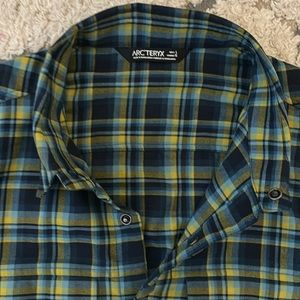 NWOT ARC’TERYX MENS FLANNEL WOOL SIZE L